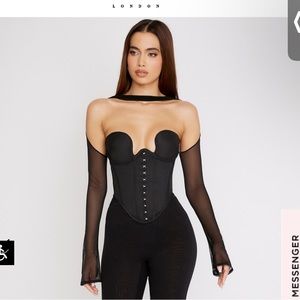 Black corset “ HCB”